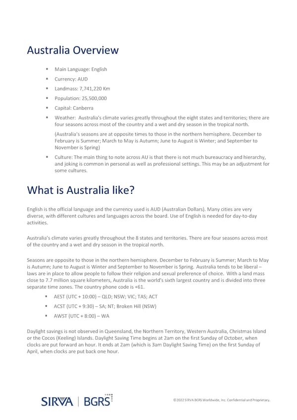 Welcome to Australia - Page 2