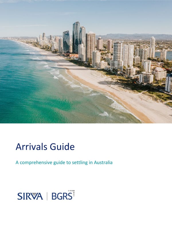 Arrivals Guide  - Page 1